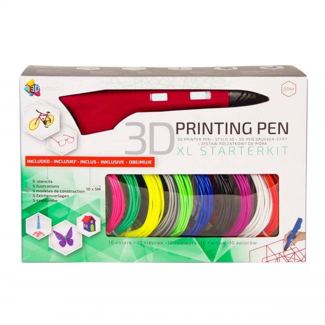 3D Pen Starter Kit - Red