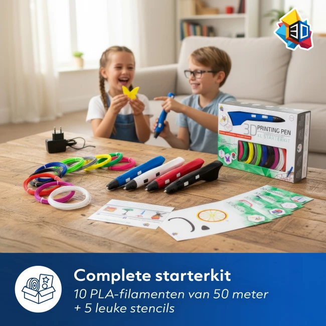 3D-Pen Starterspakket - Rood