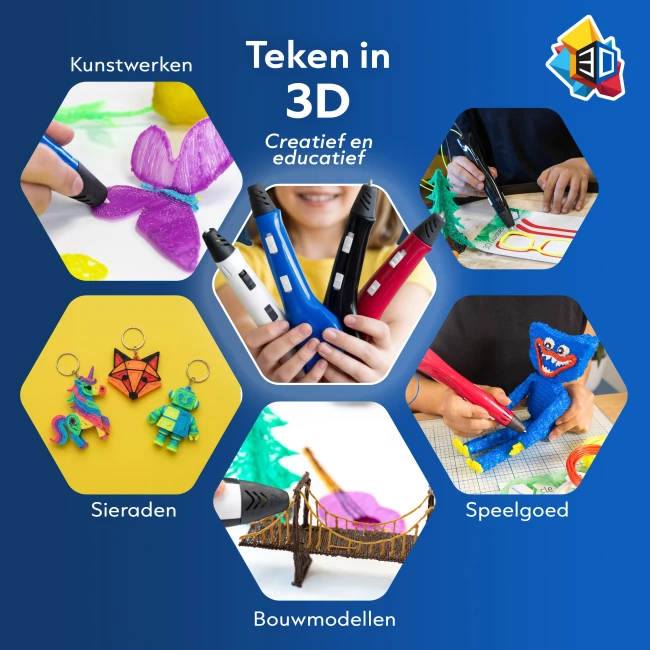 3D-Pen Starterspakket - Rood