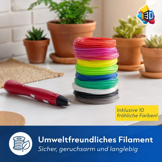 3D Stift Anfängerpaket - Schwarz