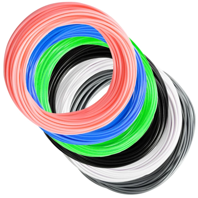 PLA Filament Pack - 6 Satin Colour - 1.75 mm - 6 x 10 meters - 1,75mm - 6 x 10 meter