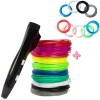 3D-Pen Starterspakket - Zwart - Combideal met Filament Pakket - 9 Kleuren - 1