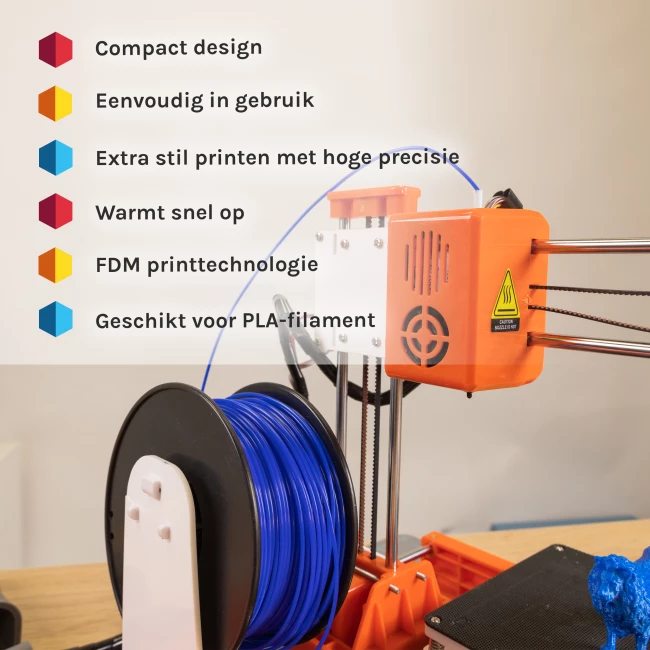 3D-Printer Easythreed Model X1 - Combideal met PLA Filament 1,75mm - 5 kleuren
