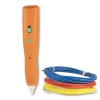 Kids 3D-Pen Starterkit - Oranje - Combideal met 2x DIY 3D Print Bewegend Speelgoed - 2