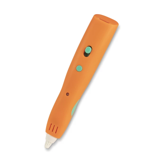 3D Stift Starter-Set für Kinder - Orange – Kombiangebot mit 2x selbstgemachten 3D-Druck-Spielzeugen