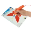 Kids 3D-Pen Starter Kit - Orange - Combodeal with 2x DIY 3D Print Moving Toys - 16