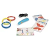 Kids 3D-Pen Starterkit - Blauw - Combideal met 2x DIY 3D Print Bewegend Speelgoed - 5