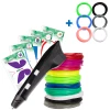 3D-Pen Starterspakket - Zwart - Combideal met Filament Pakket - 6 Kleuren - 1