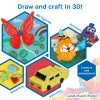 Kids 3D-Pen Starter Kit - Blue - Combodeal with PCL Filament Package - 12 Colours - 5
