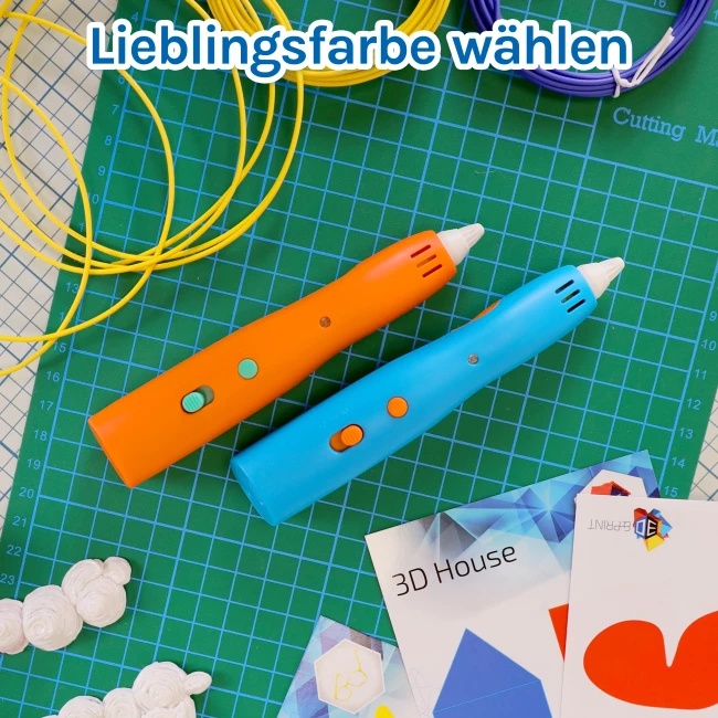 3D Stift Starter-Set für Kinder - Blau