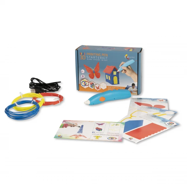 Kit de Stylo 3D pour Enfants - Bleu