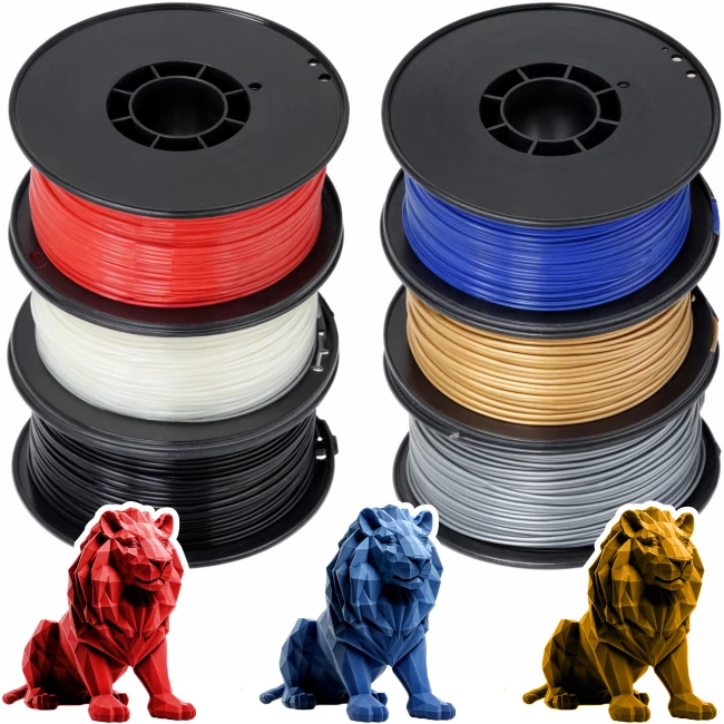 PLA Filament 1,75mm – 250 gram - 6 kleuren – 1,75mm – 250 gram