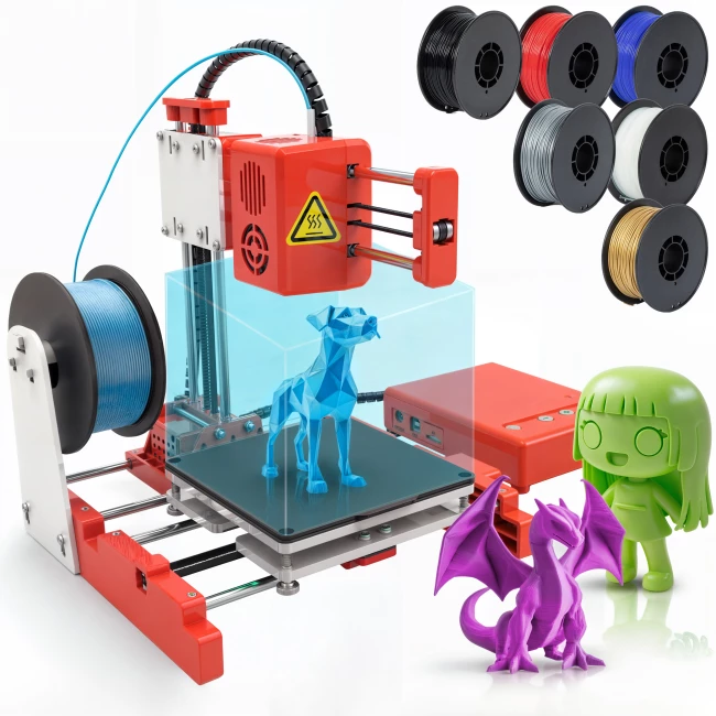 Imprimante 3D Model X1 - Offre combinée avec le pack de filament PLA 1.75mm - 6 couleurs