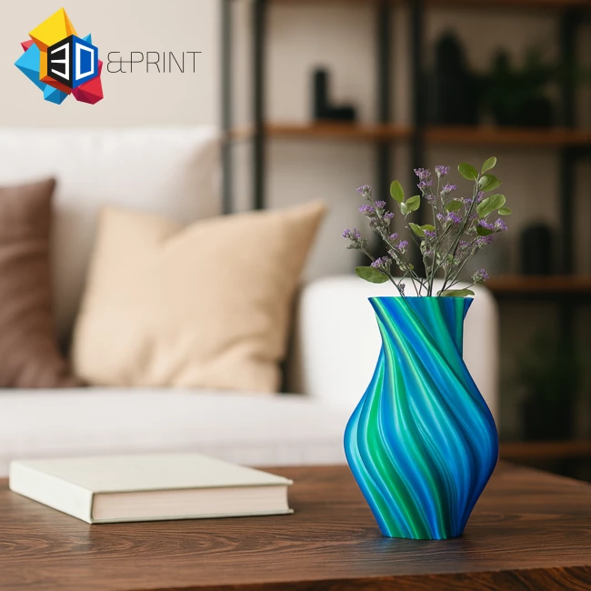 Filament PLA Silk Multicolor - Vert – Bleu