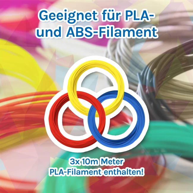 3D Druck Stift Pro - Starterpaket Schwarz